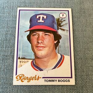 1978 Topps Texas Rangers Baseball Card Trading Card